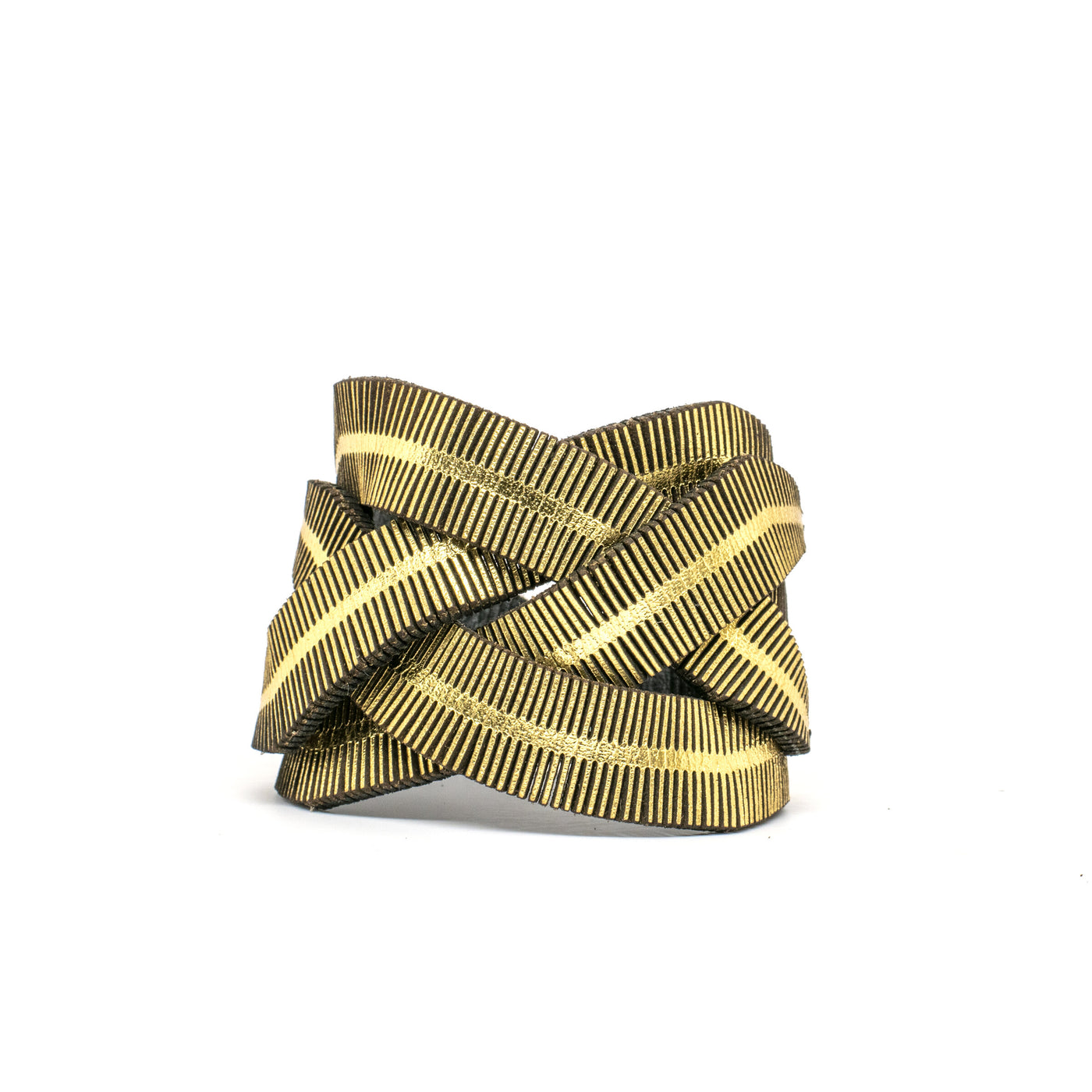 Gold Metallic Leather
