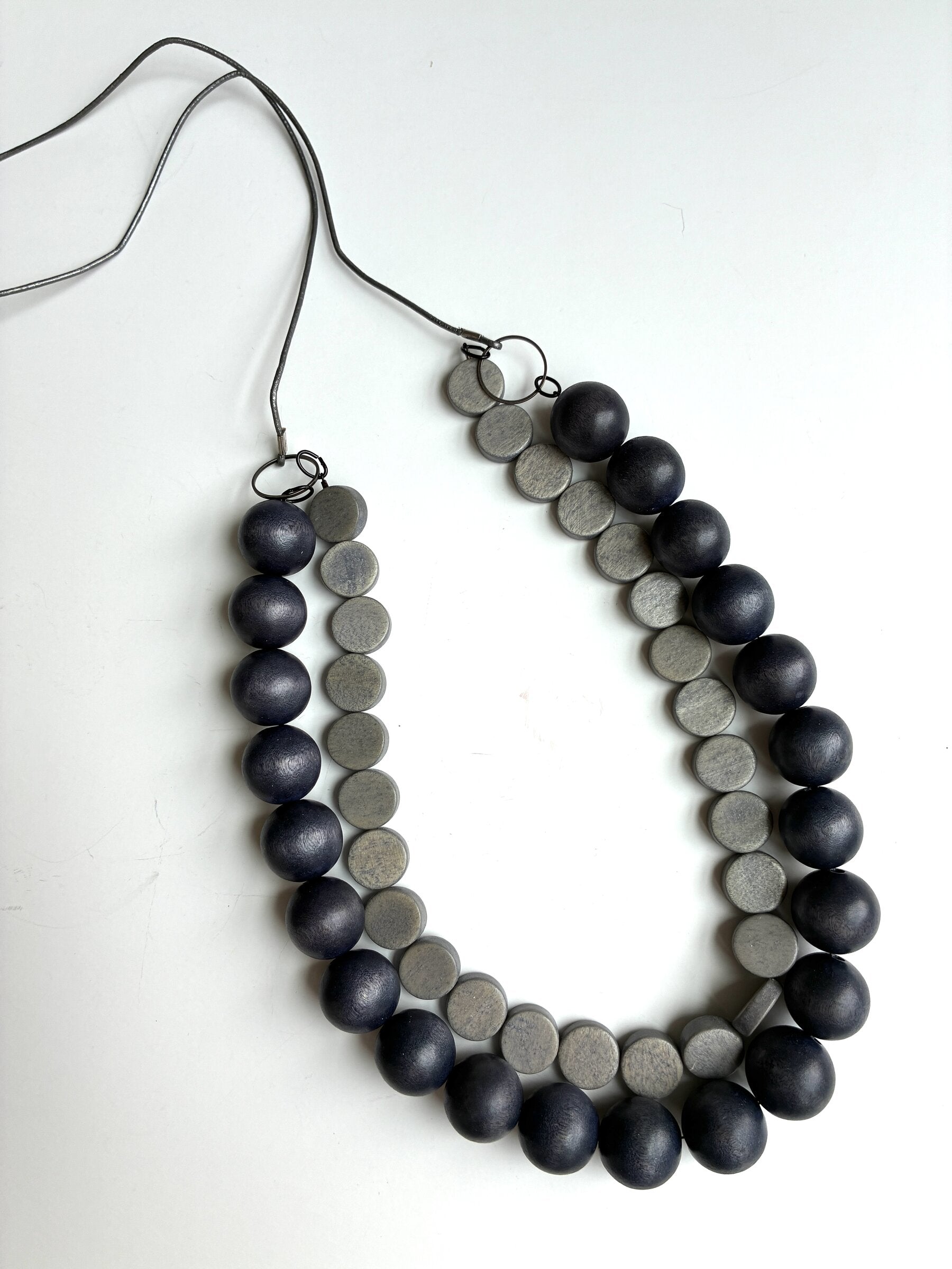 Navy & Gray Necklace