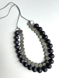 Navy & Gray Necklace