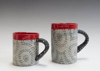 Gray Washed Circle Mug