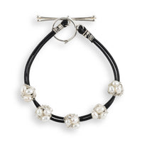 Nest Bracelet on Leather