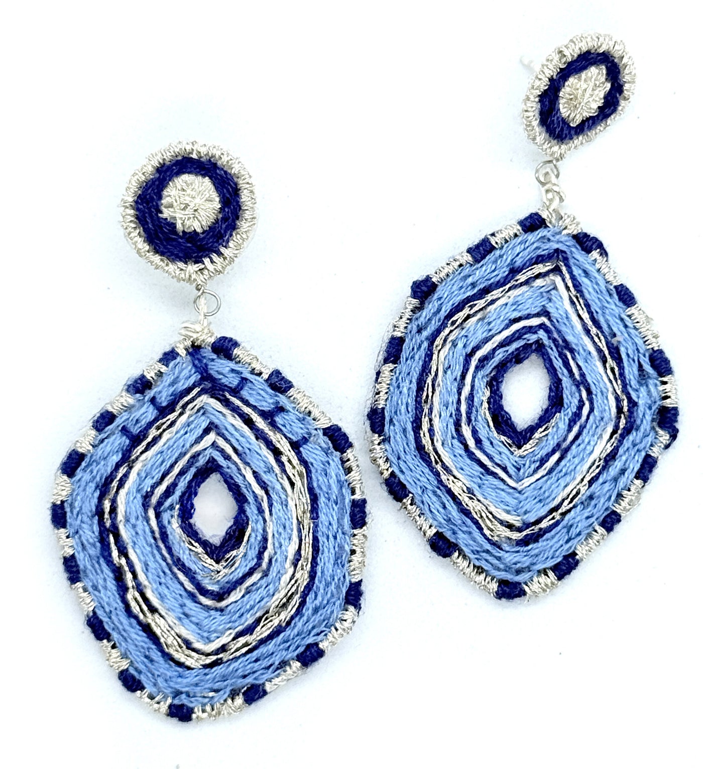 Portal Embroidered Earrings