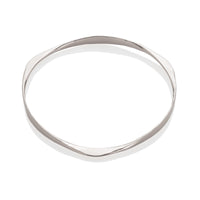 Signature Three-Sided Hammered Bangle