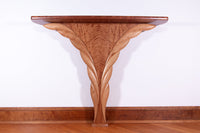 Makore and Bubinga Wings Hall Table