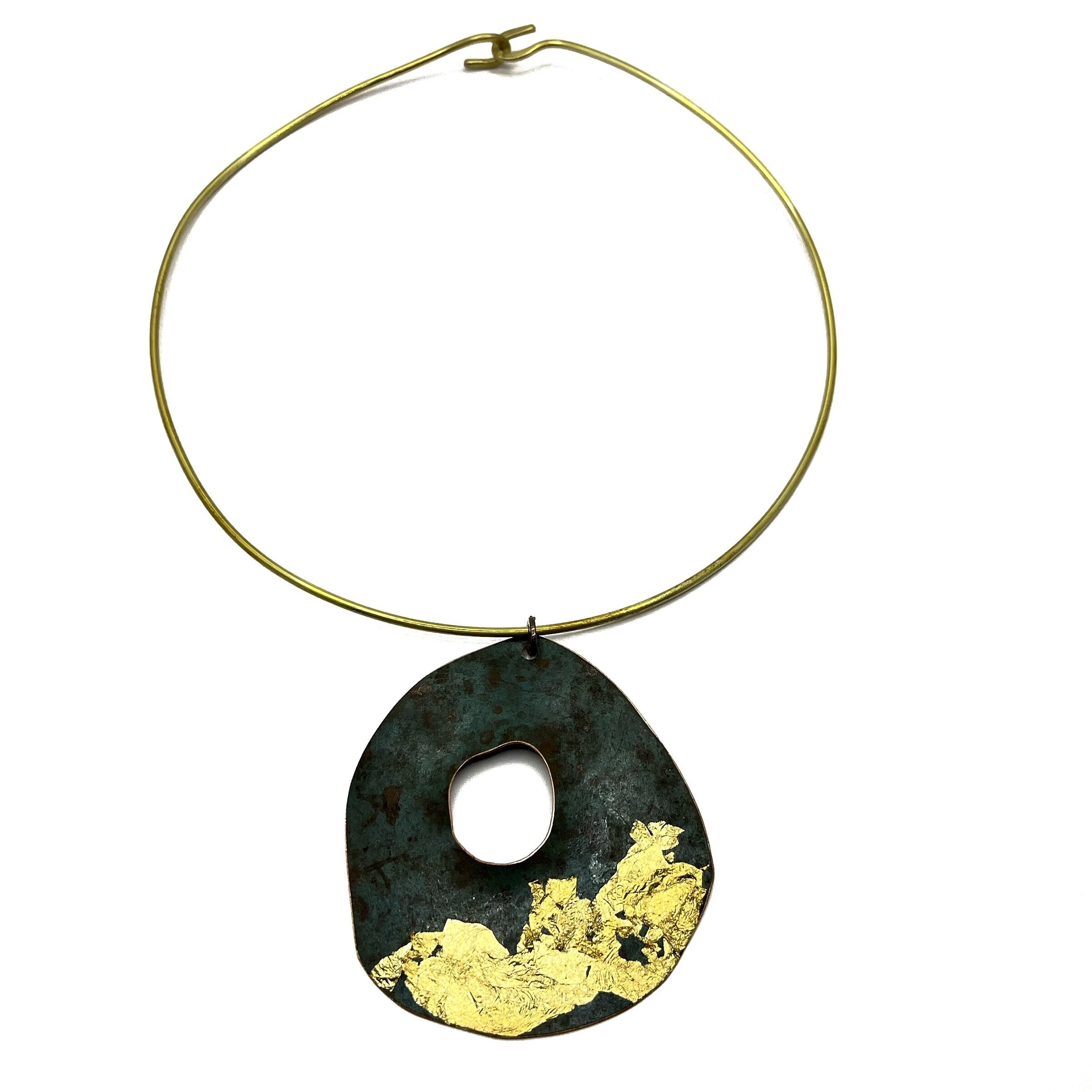 Green and Gold Necklace