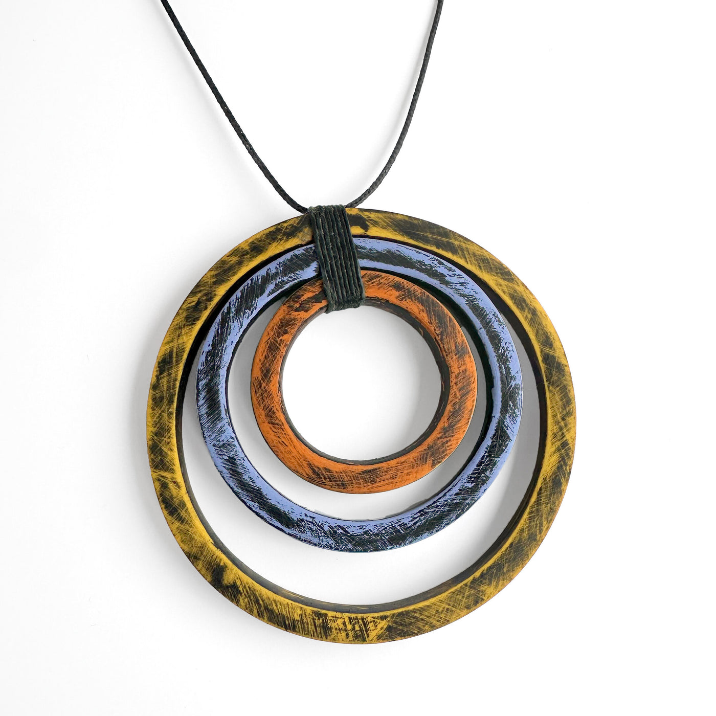 Yellow, Periwinkle & Orange