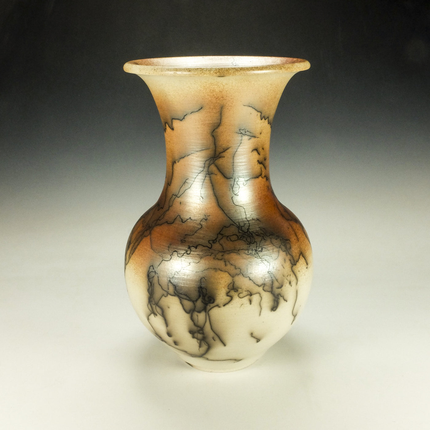 Horsehair Raku Jar