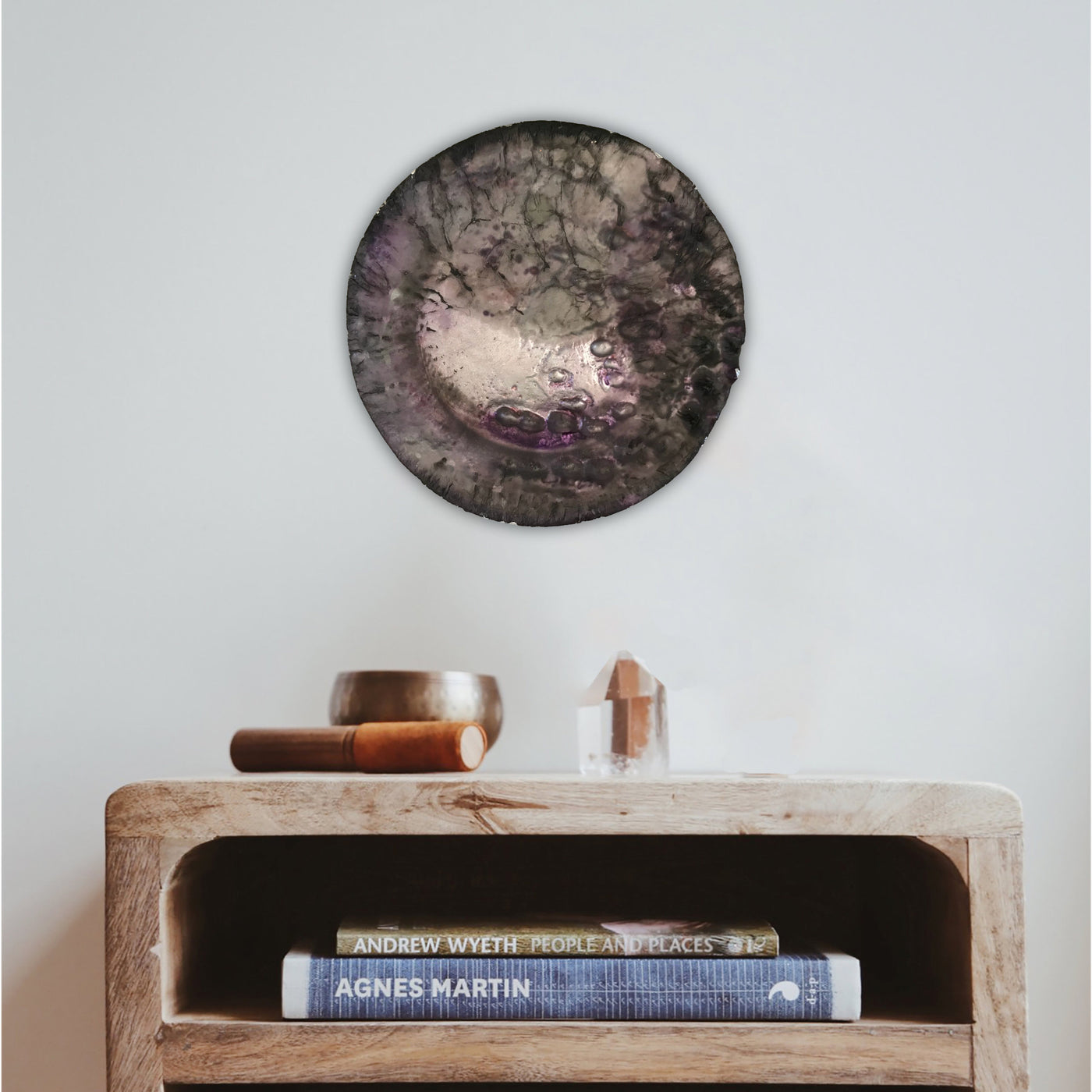 Guiding Star in Charcoal and Plum