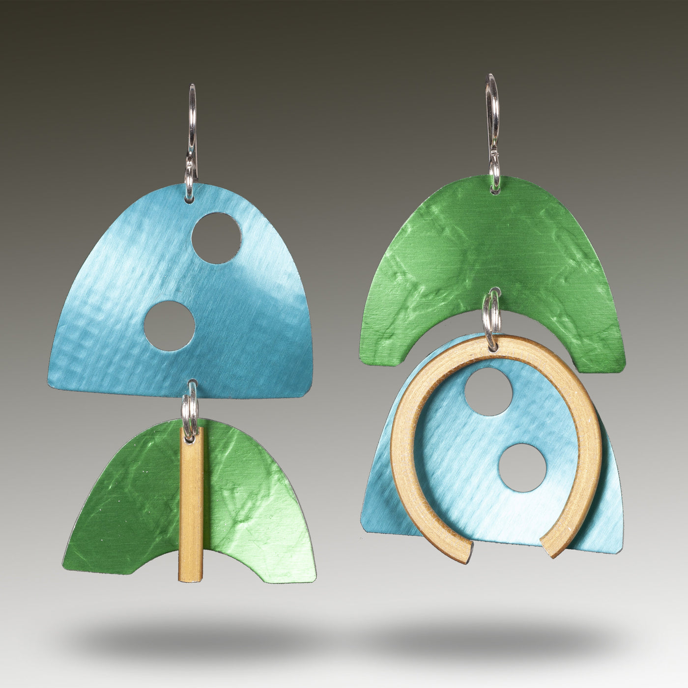 Aqua, Green & Gold