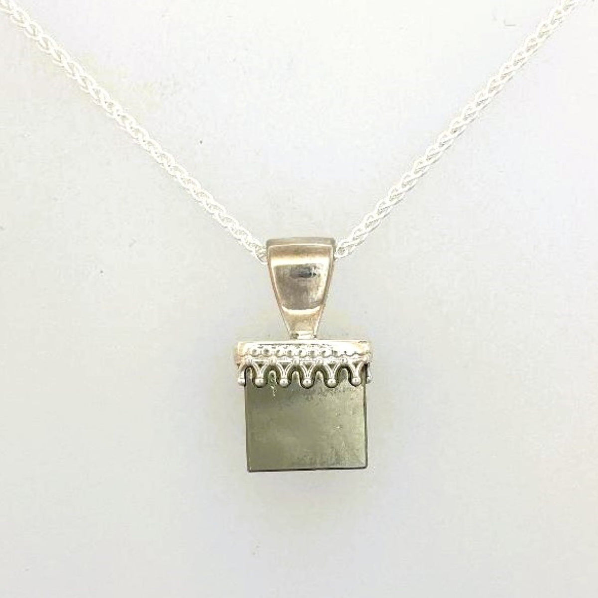 Pyrite Crown Pendant