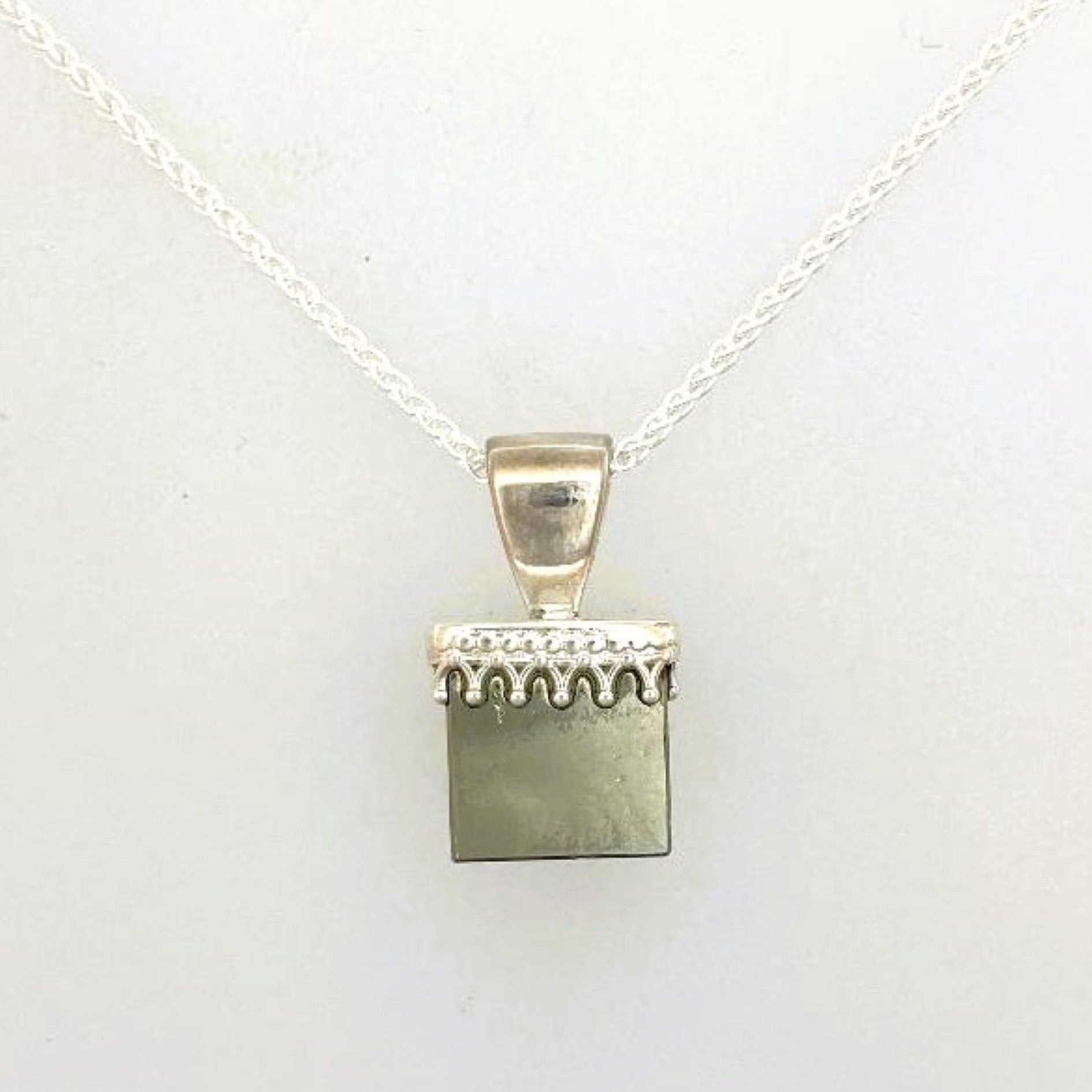 Pyrite Crown Pendant