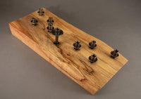 Spalted Maple Menorah