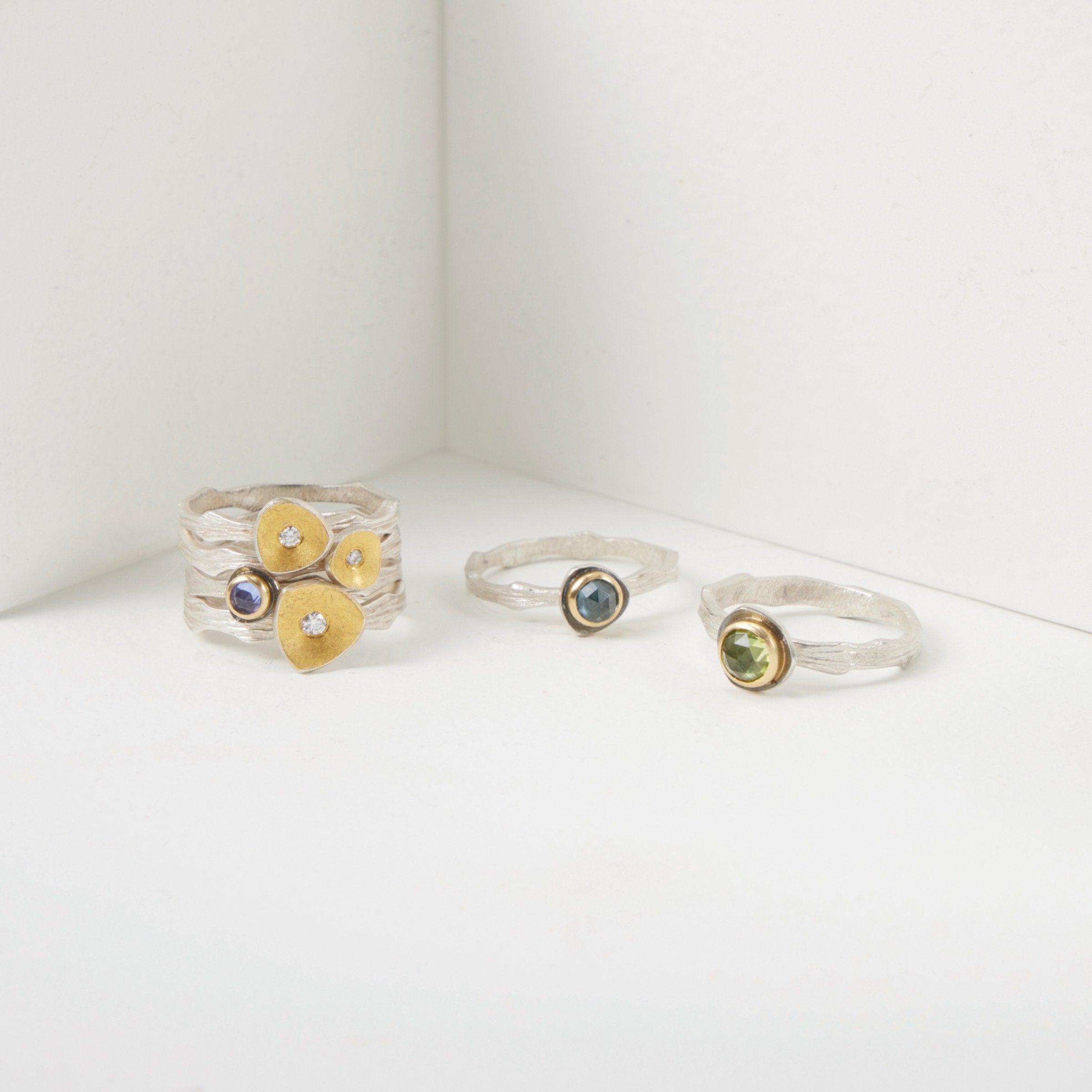 shown with the Cloud Forest Stacking Rings