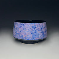 Painterly Tea Bowl in Lilac Brushstroke