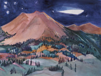 Mountain with Stars