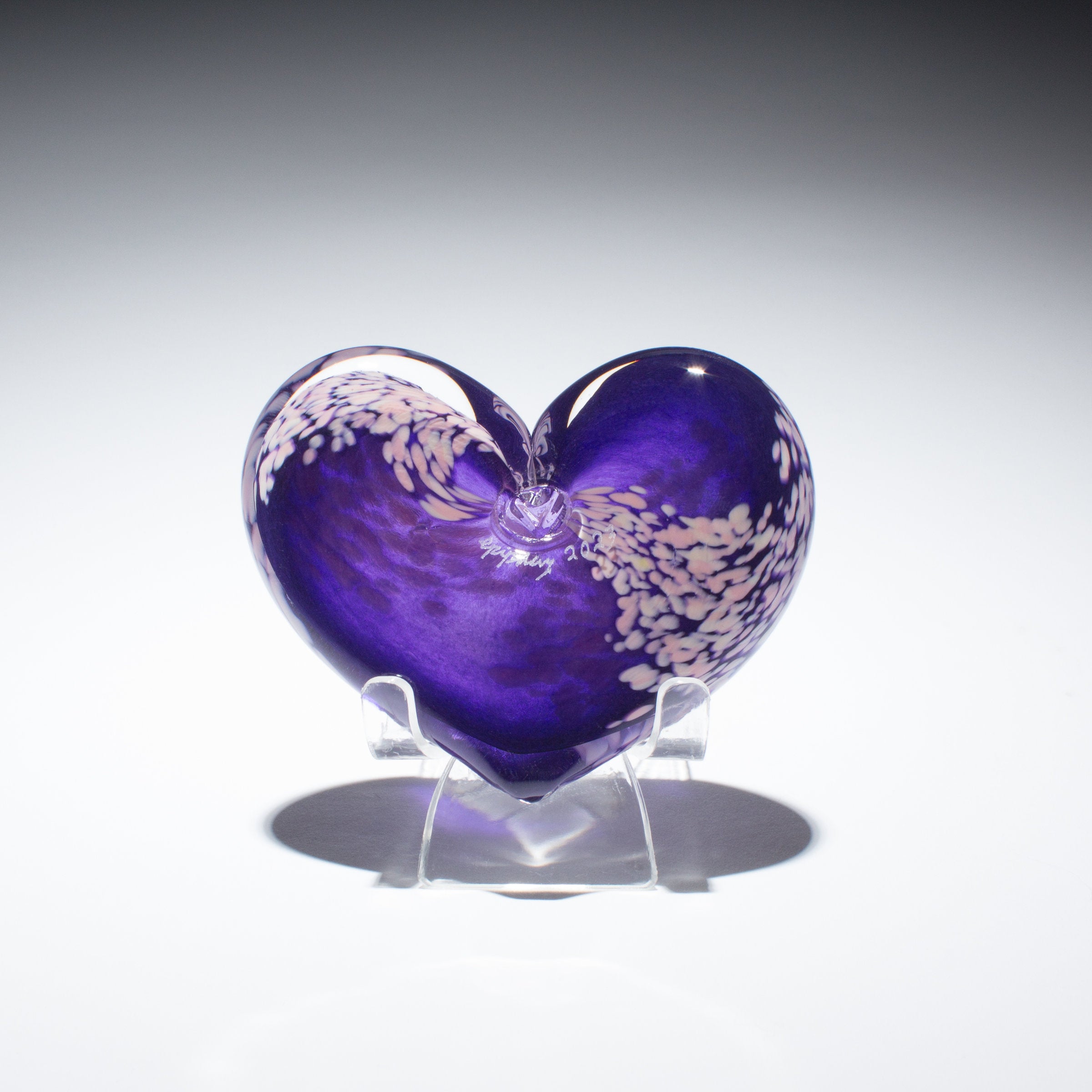 Parisian Night Heart Paperweight