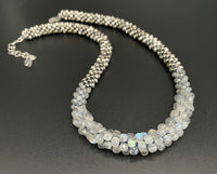 Labradorite Crochet Necklace