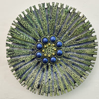 Green and Cobalt Pearl Celestial Landscape