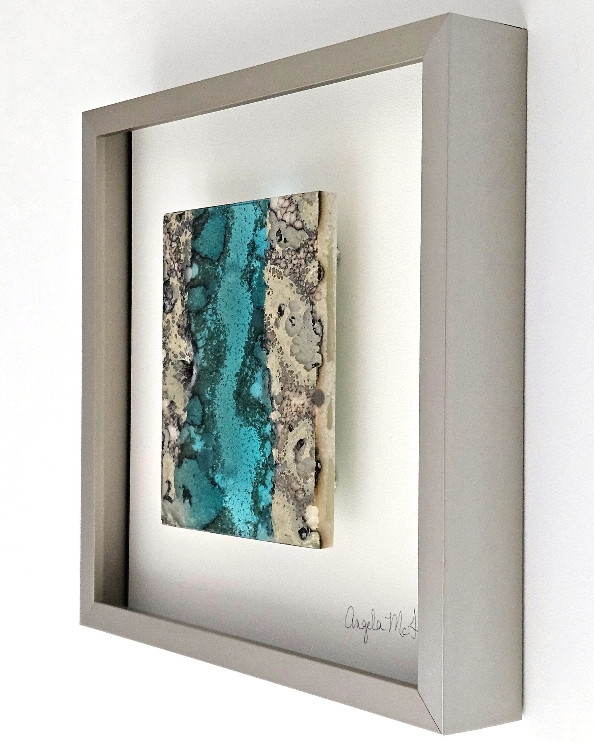 Meander Series - Light Aqua I