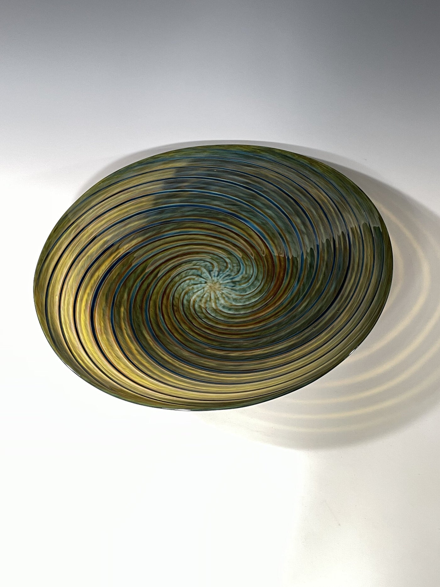 Tide Pool Green Vortex Bowl