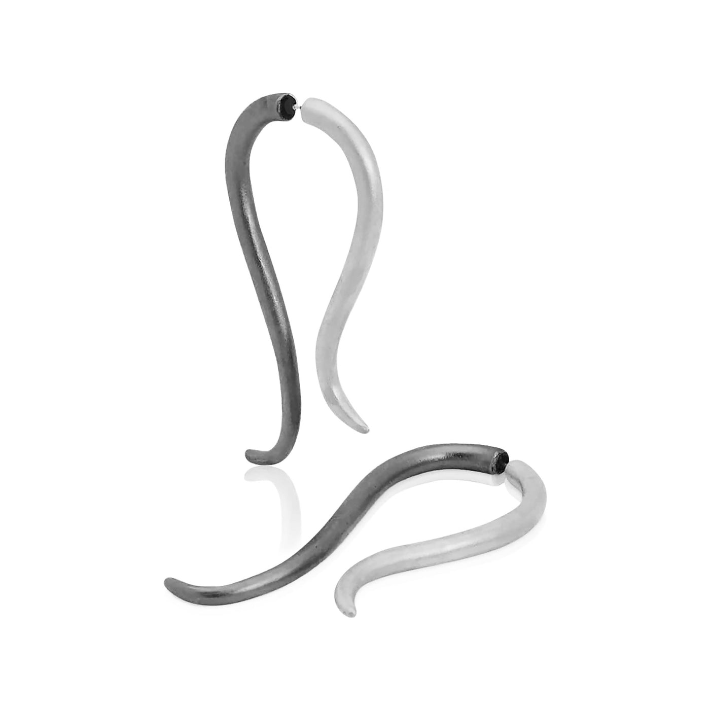 Bright and Oxidized Silver