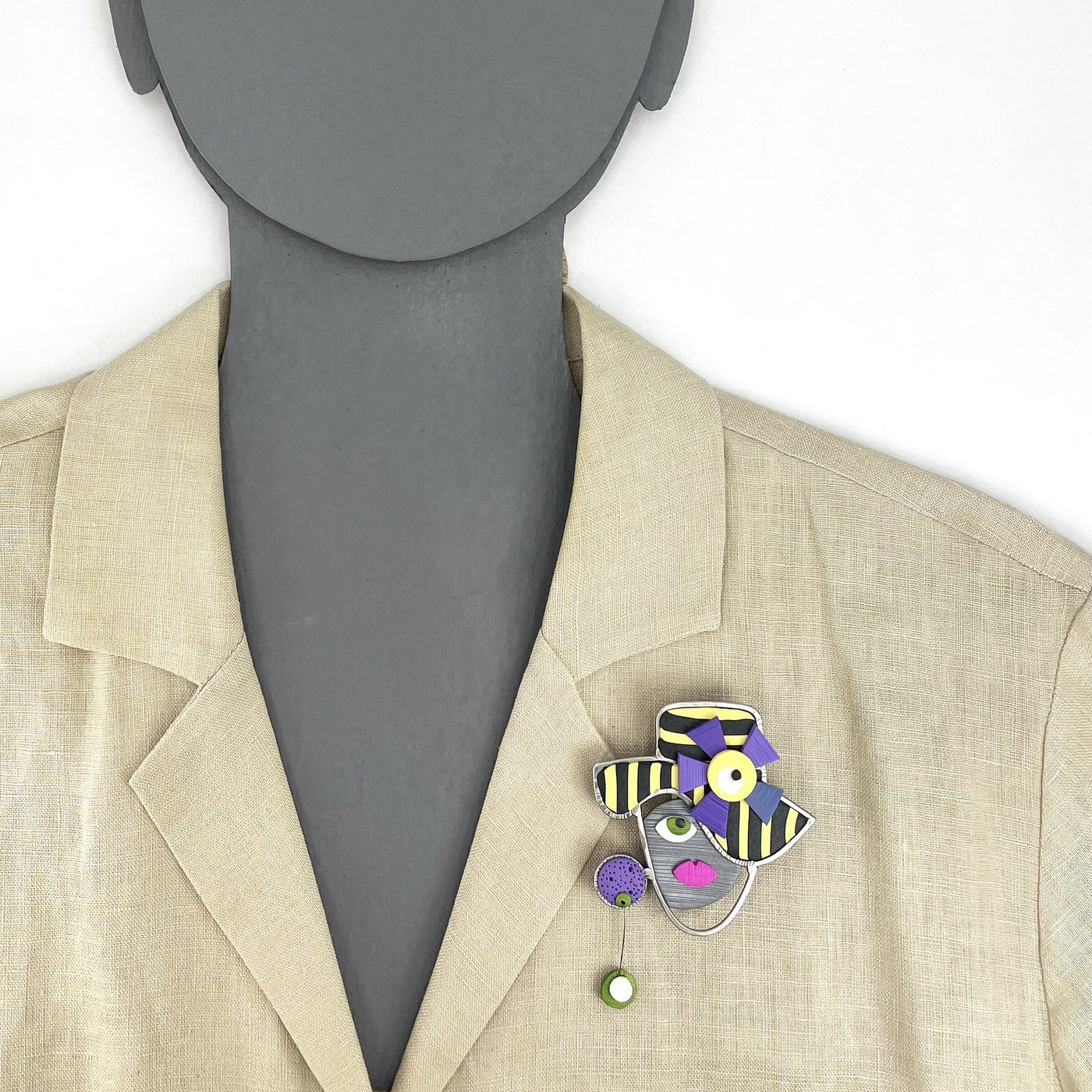 Women and Hats Pin No. 5
