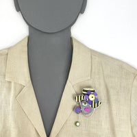 Women and Hats Pin No. 5