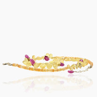 Signature Prehnite, Ruby & Opal Necklace