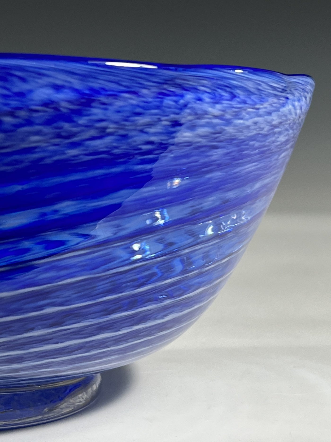 Cobalt Spiral Bowl