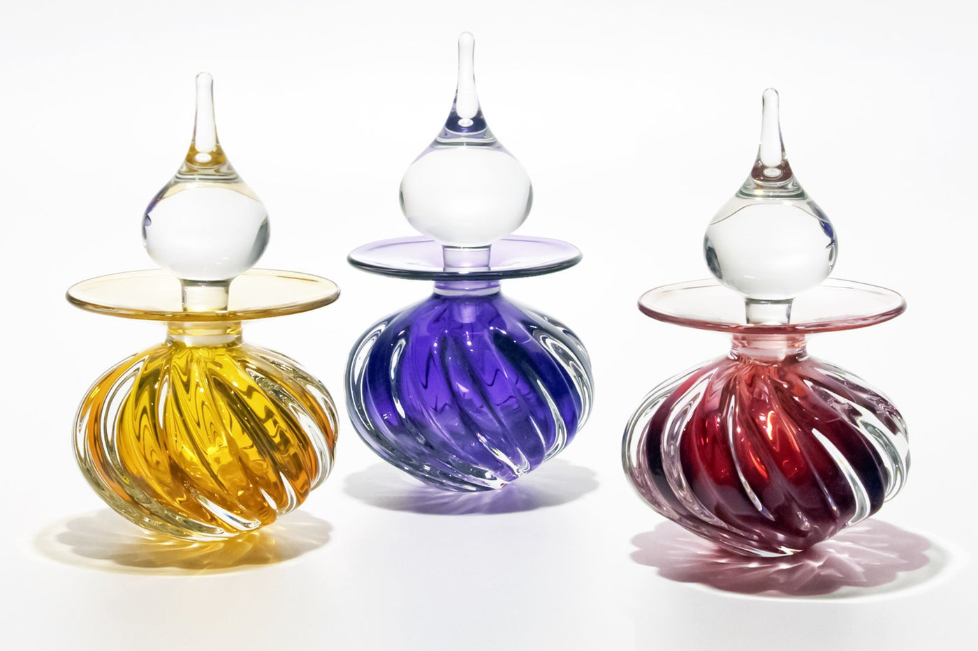 Twisted Square Rib Perfume Bottle