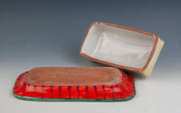Poppies Butter Dish with Lid