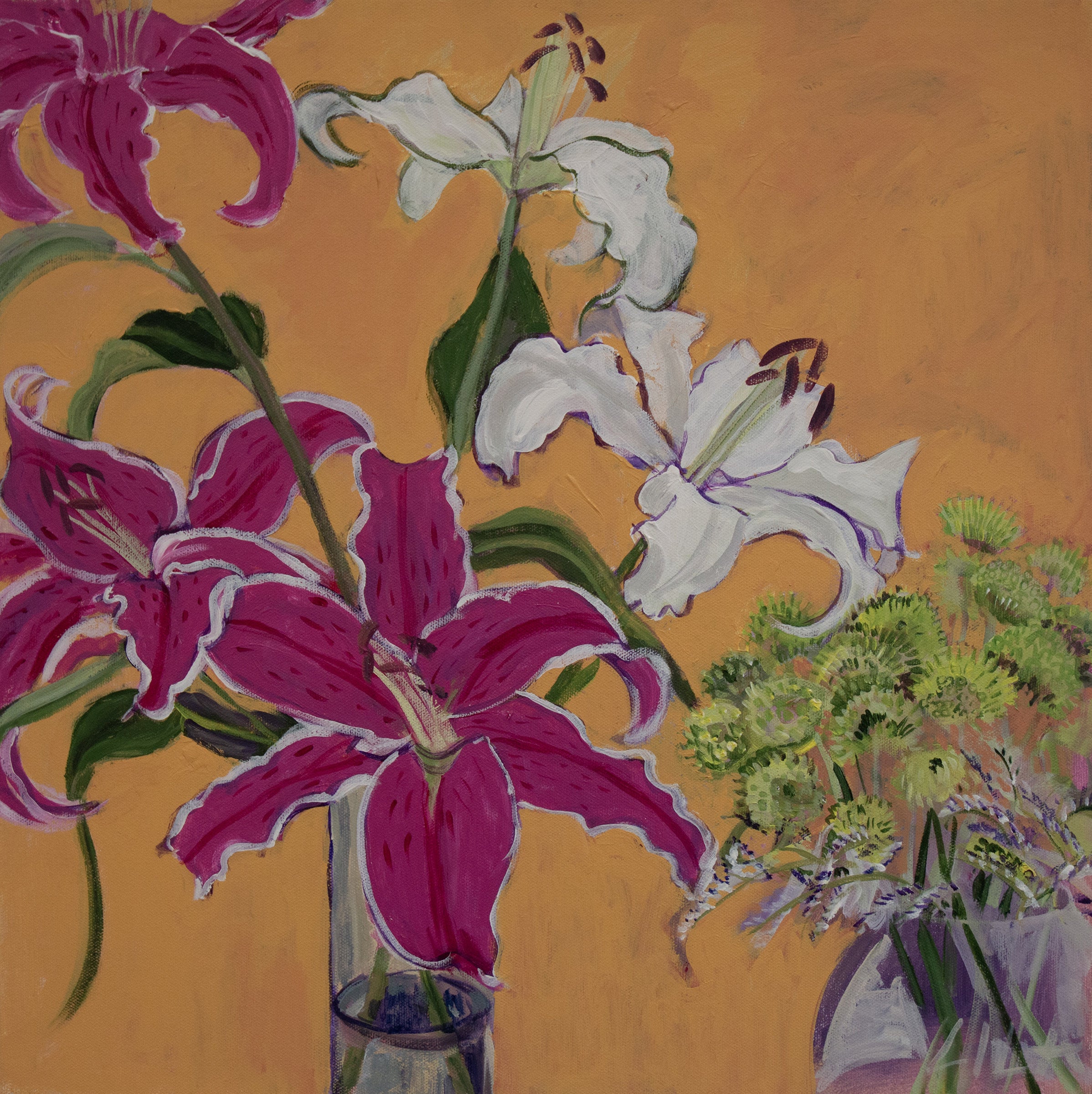 Lilies and Mums