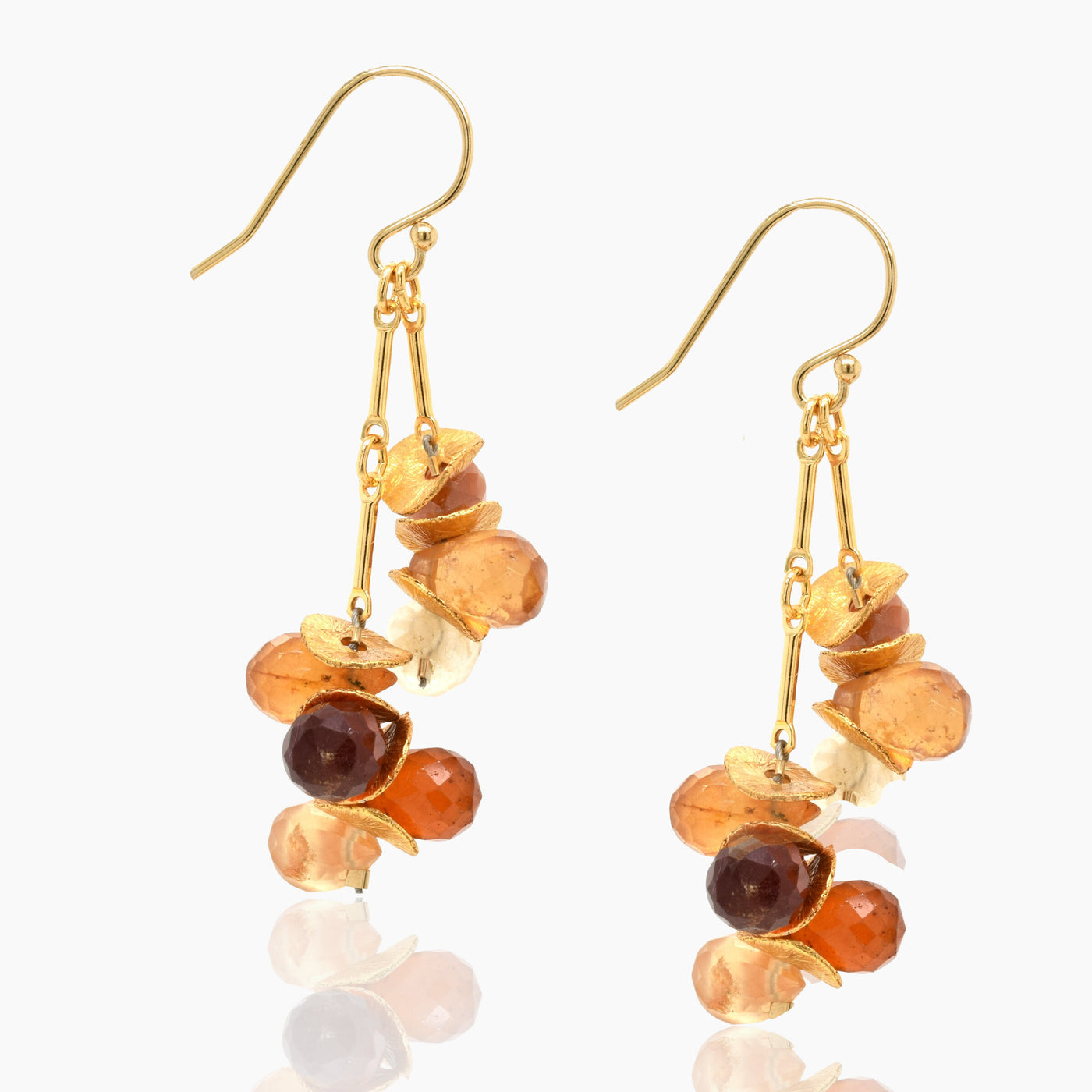 Hessonite Garnet Signature Earrings