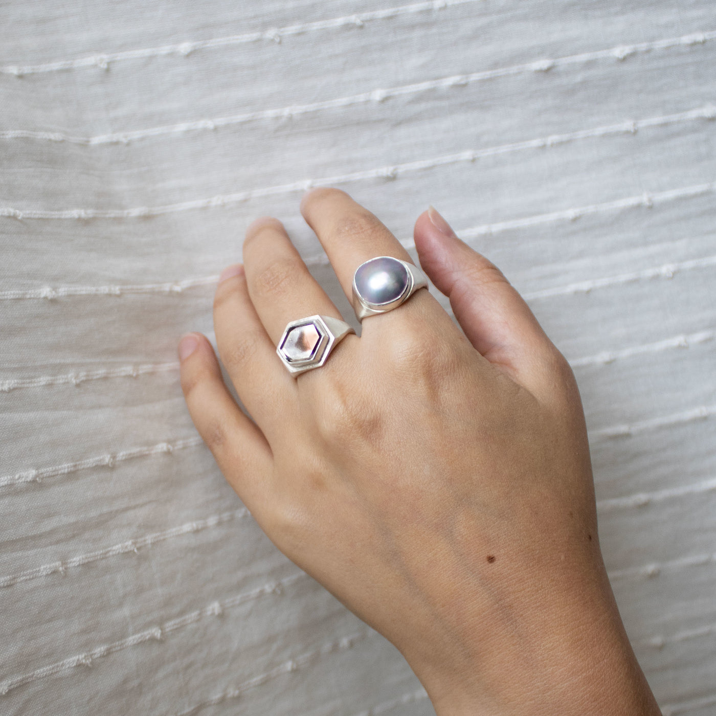 Mabe Pearl Cocktail Ring