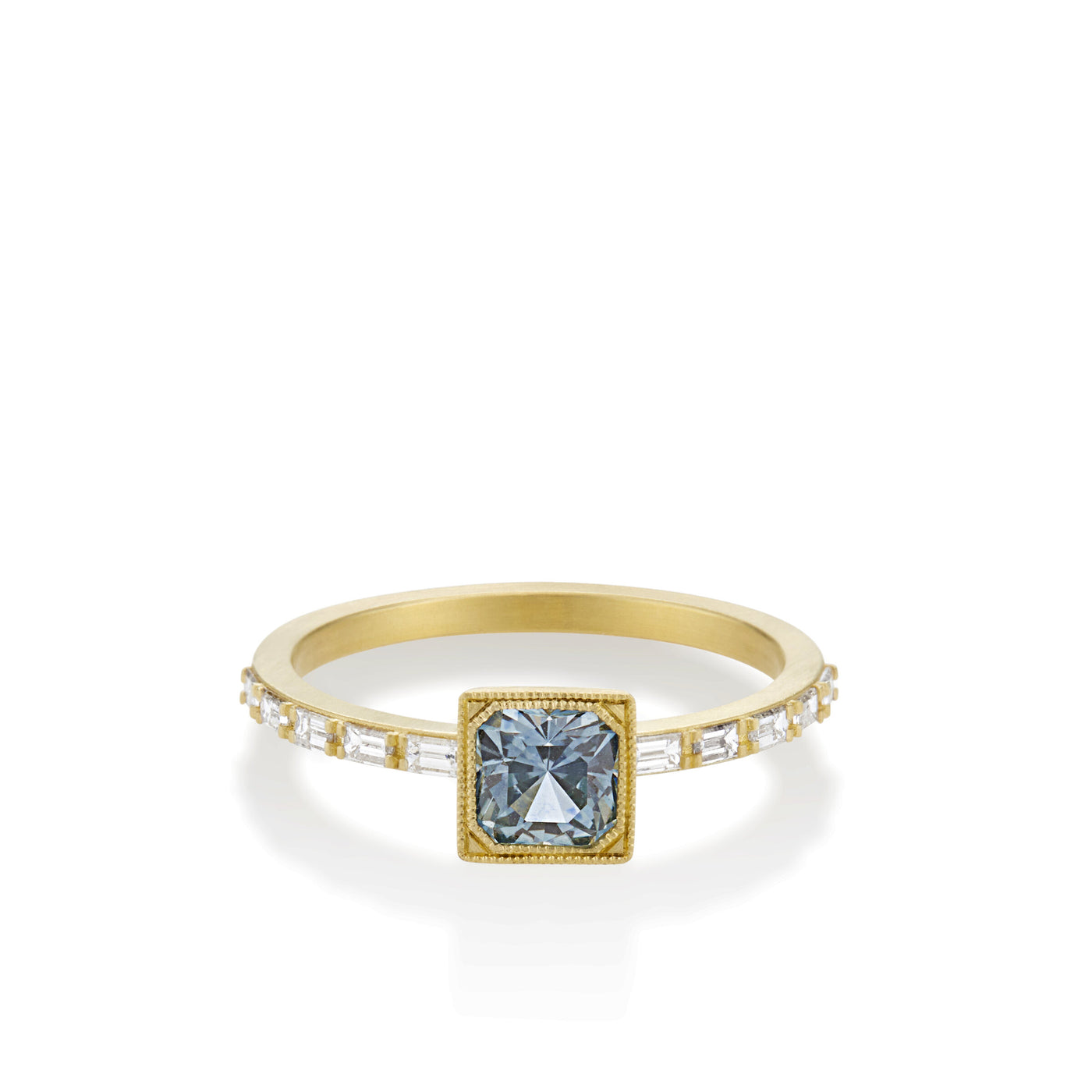 West Side Square Montana Sapphire Ring