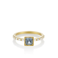 West Side Square Montana Sapphire Ring