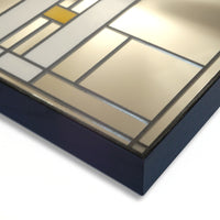 Closeup corner of decorative wall mirror "Astor 18x36"