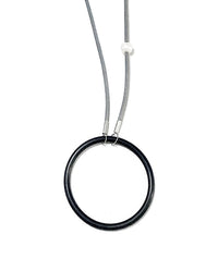 Big Circle and a Shiny Pearl Necklace