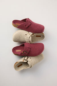 Wool Buckle Slipper
