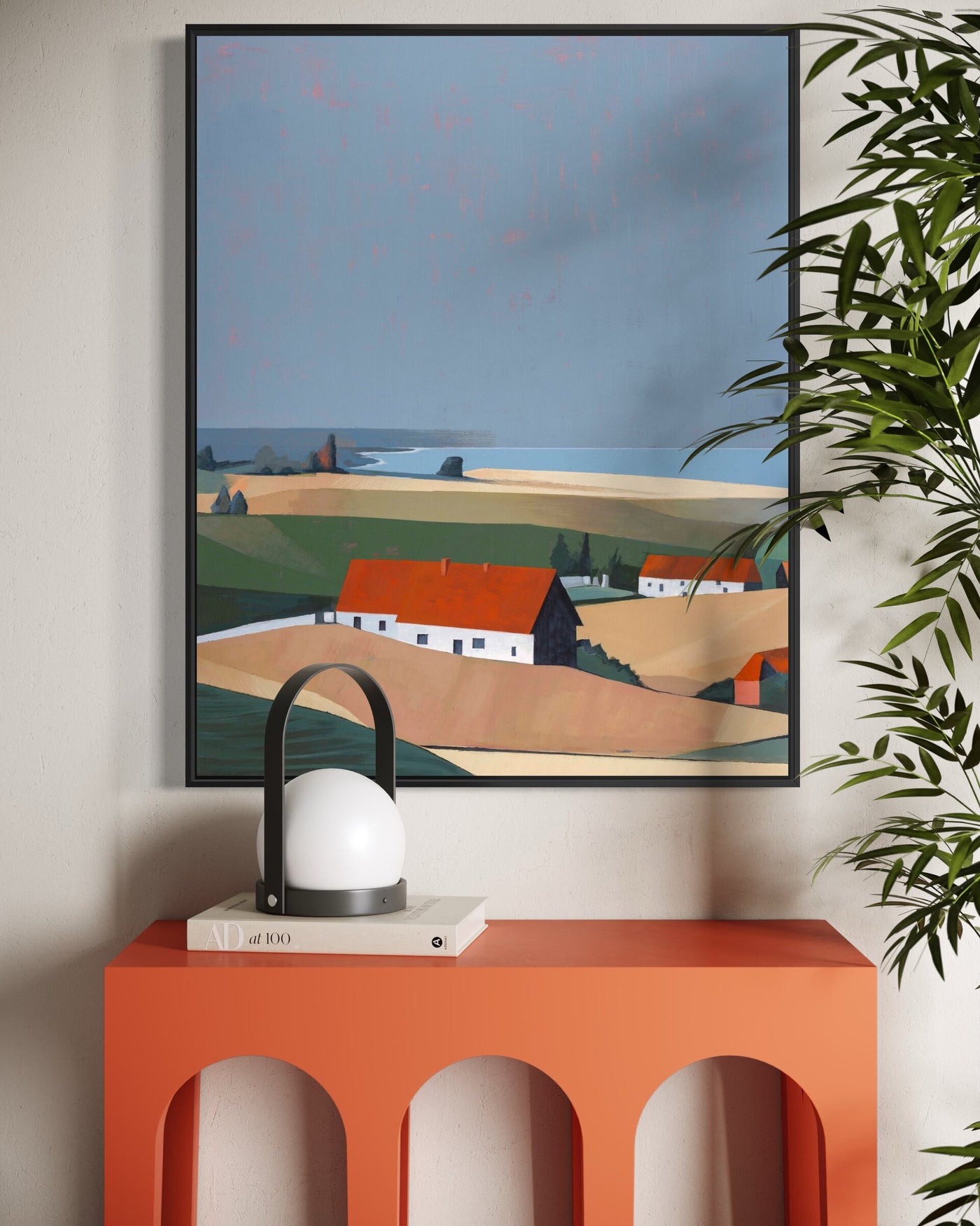 print on canvas framed