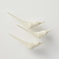 Glossy White Peace Birds