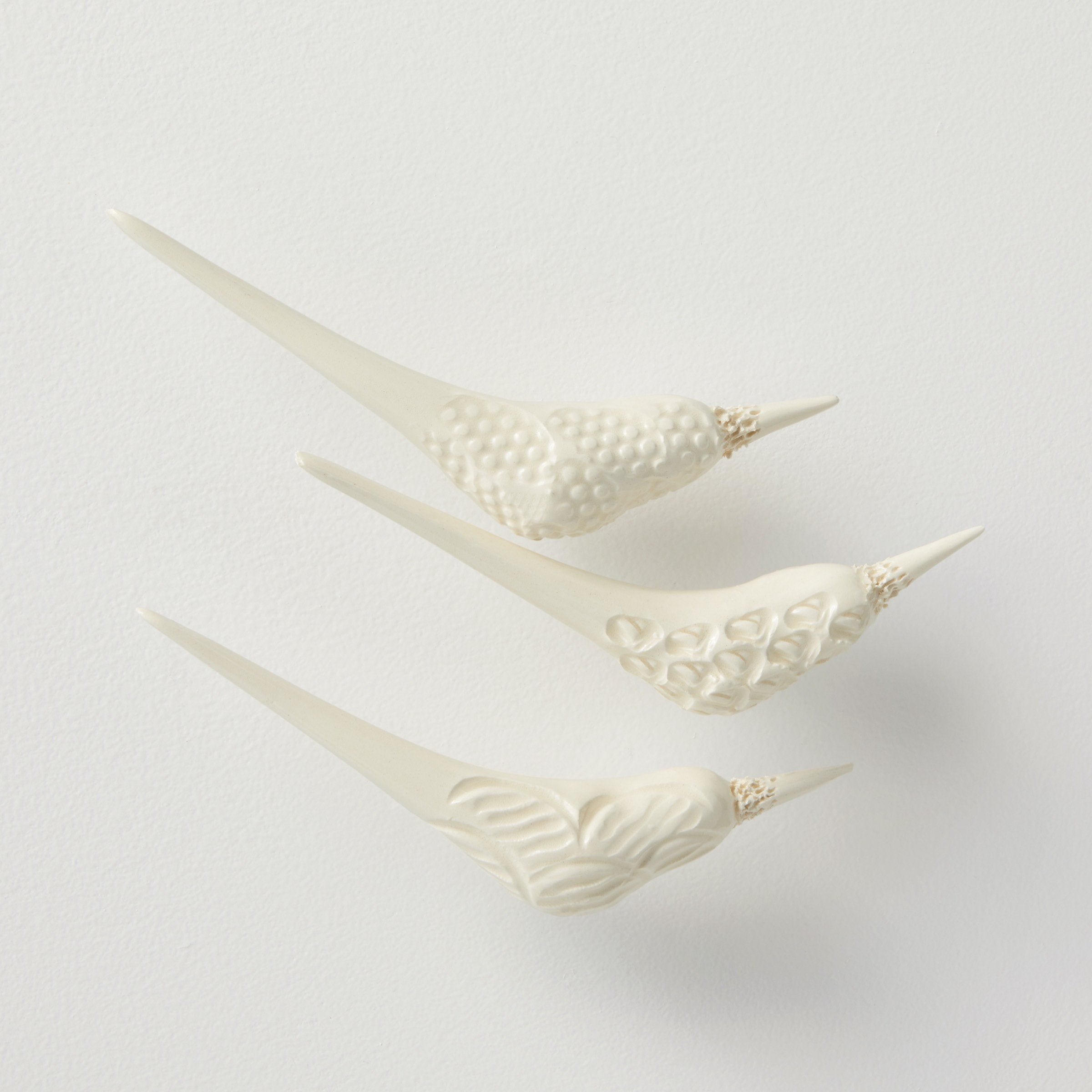 Glossy White Peace Birds