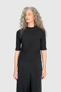 Essential Slinky Mockneck Tee