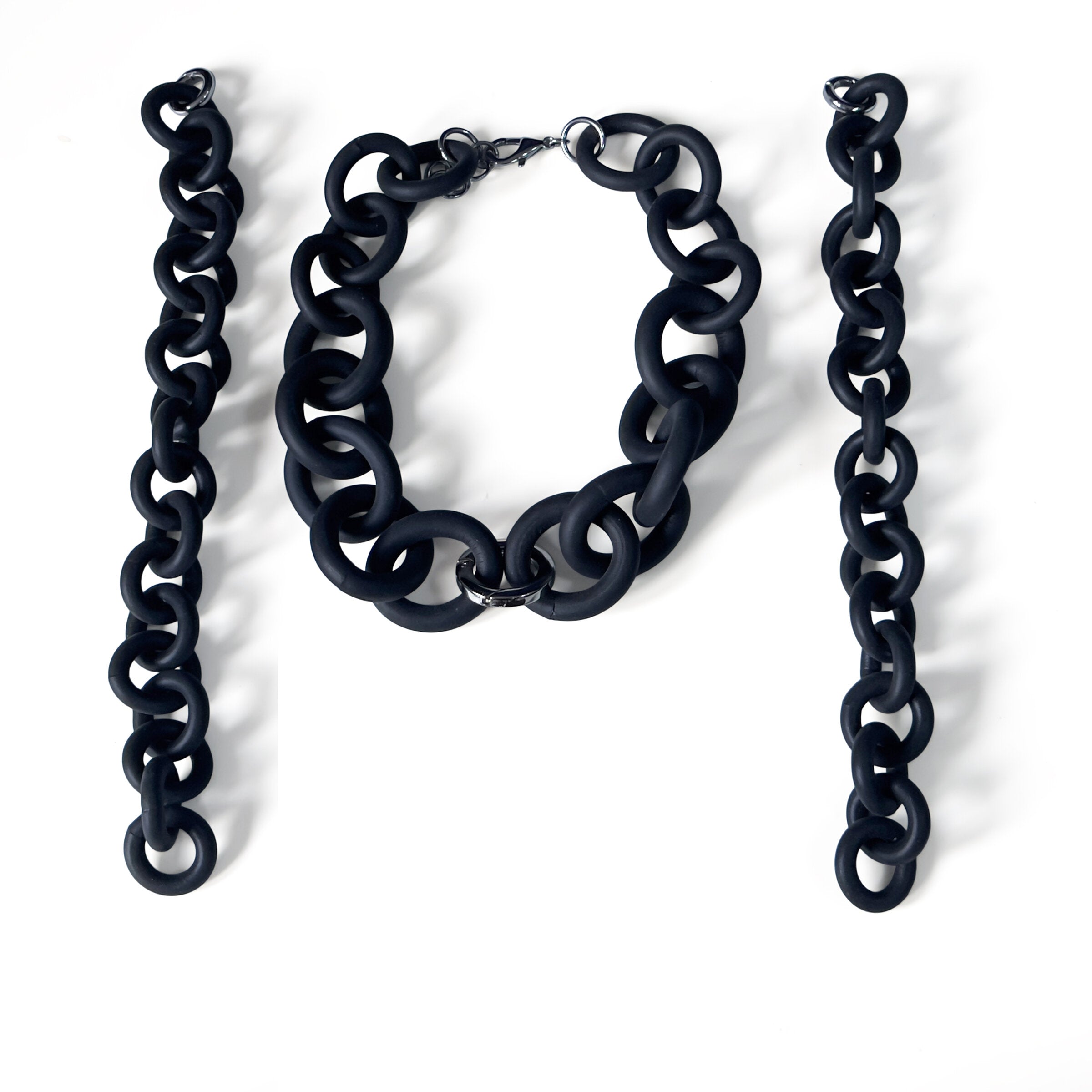 Gemstone Convertible Rubber Necklace