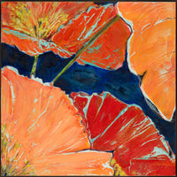 Orange and Red Summer Poppies