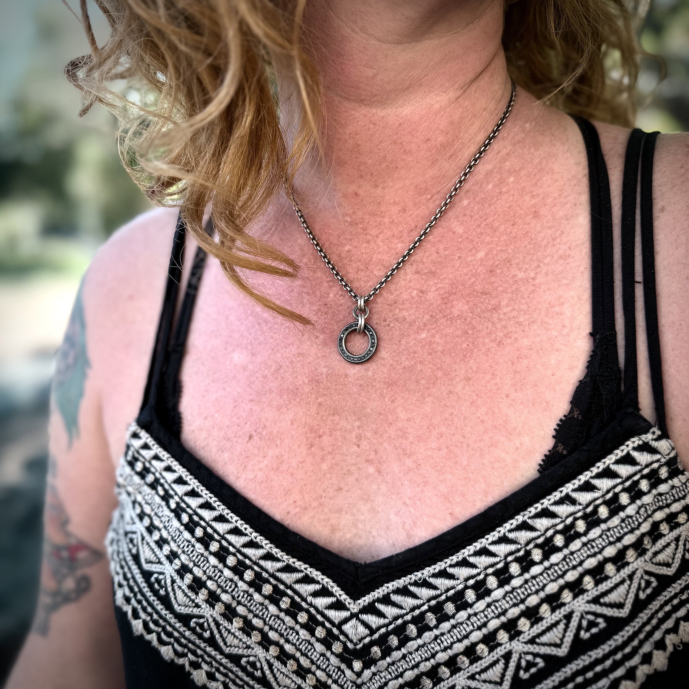 Black Diamonds Eternal Pendant