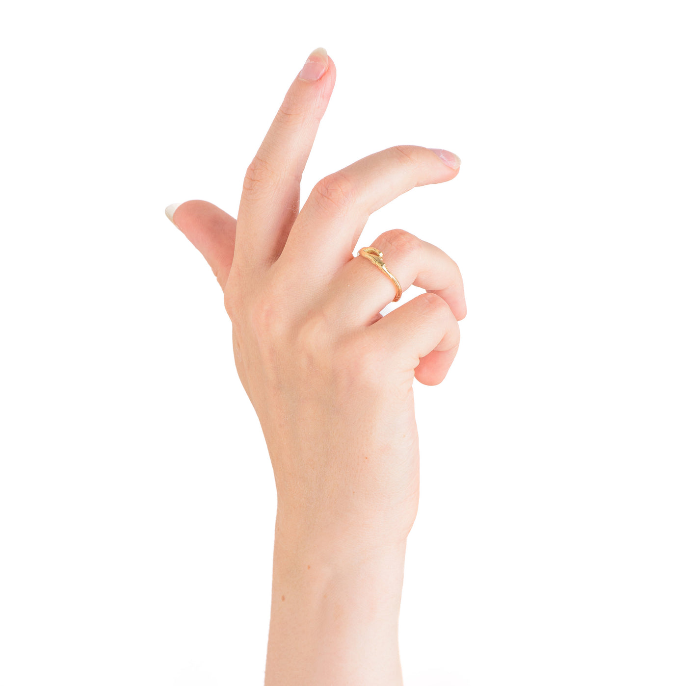 Gold Twig Ring