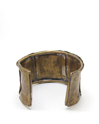 Brass Patchwork Cuff