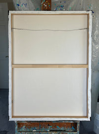 XO Hugs and Kisses back of canvas