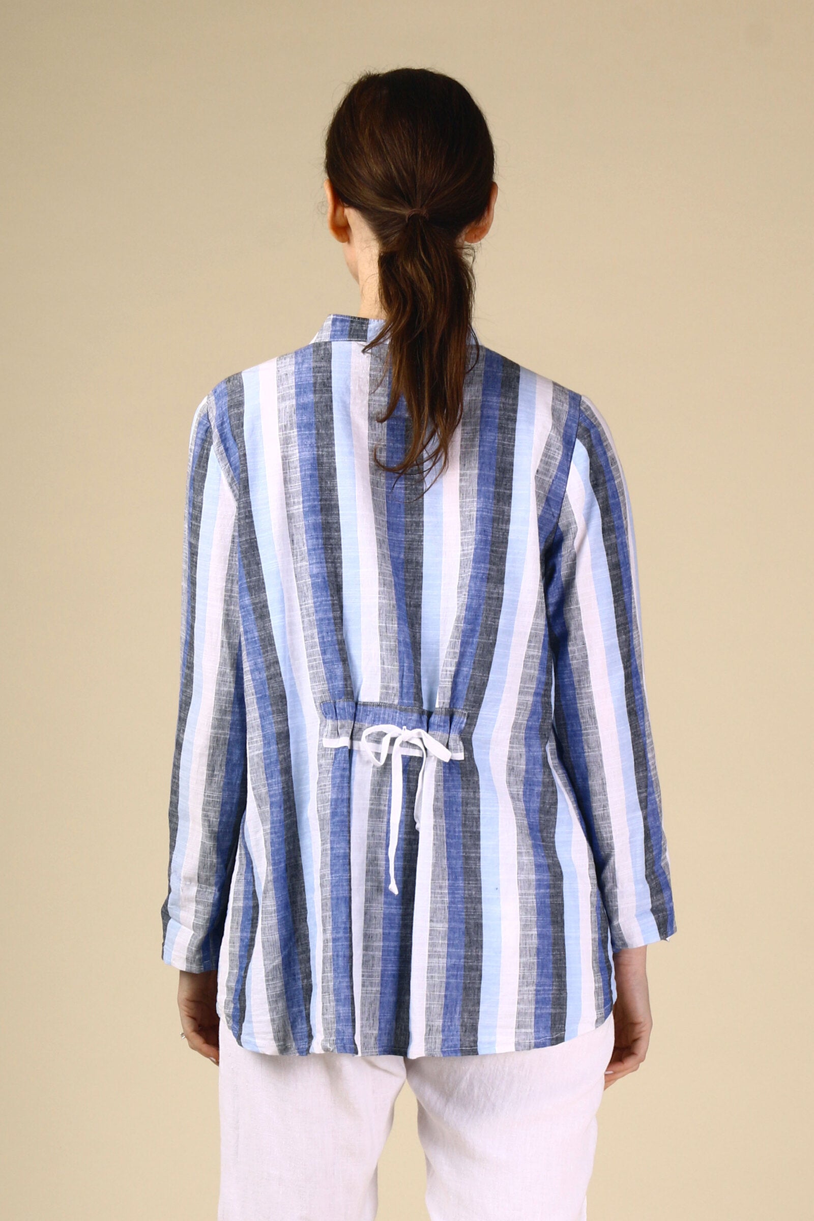Blue & White Stripe